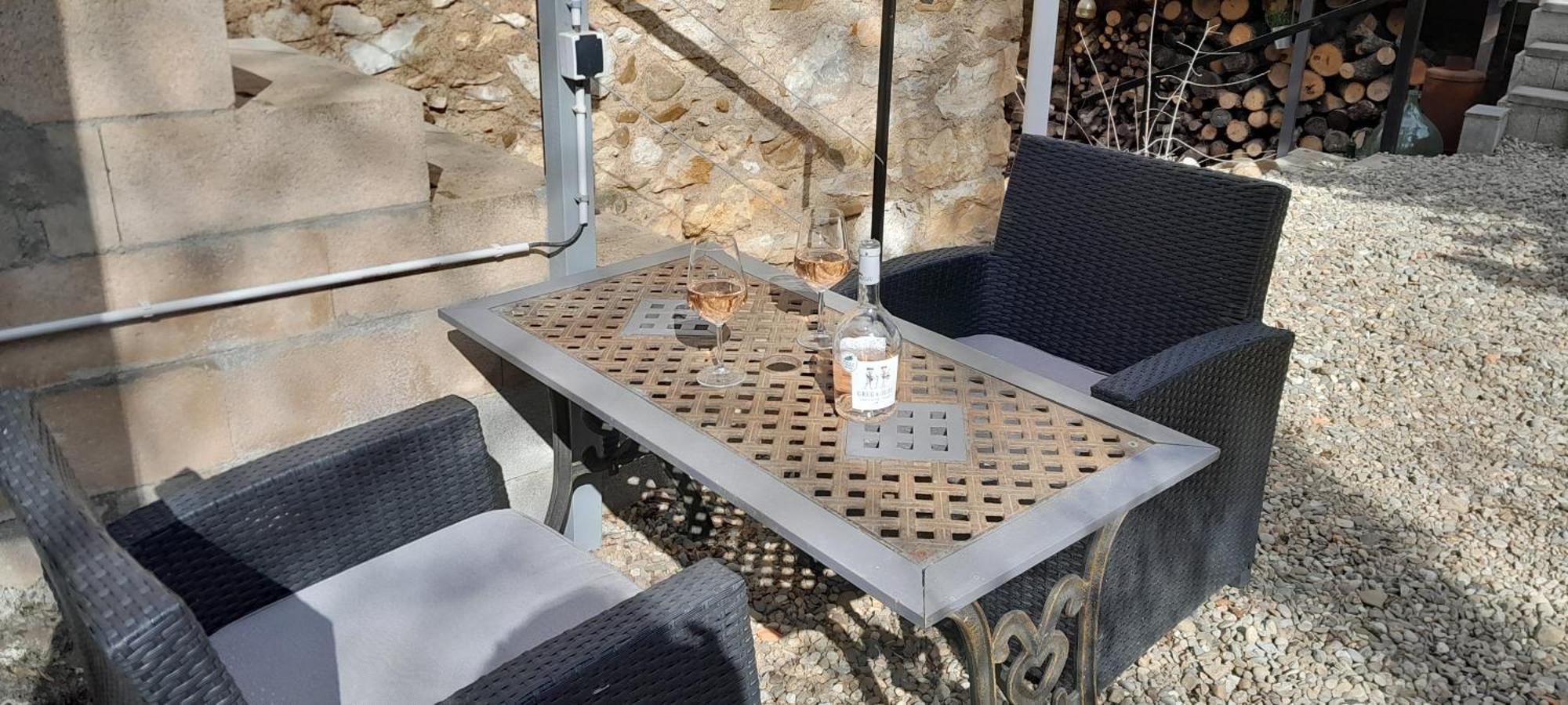 Bed and Breakfast Sur La Bonnefooi Prades-sur-Vernazobre Exteriér fotografie