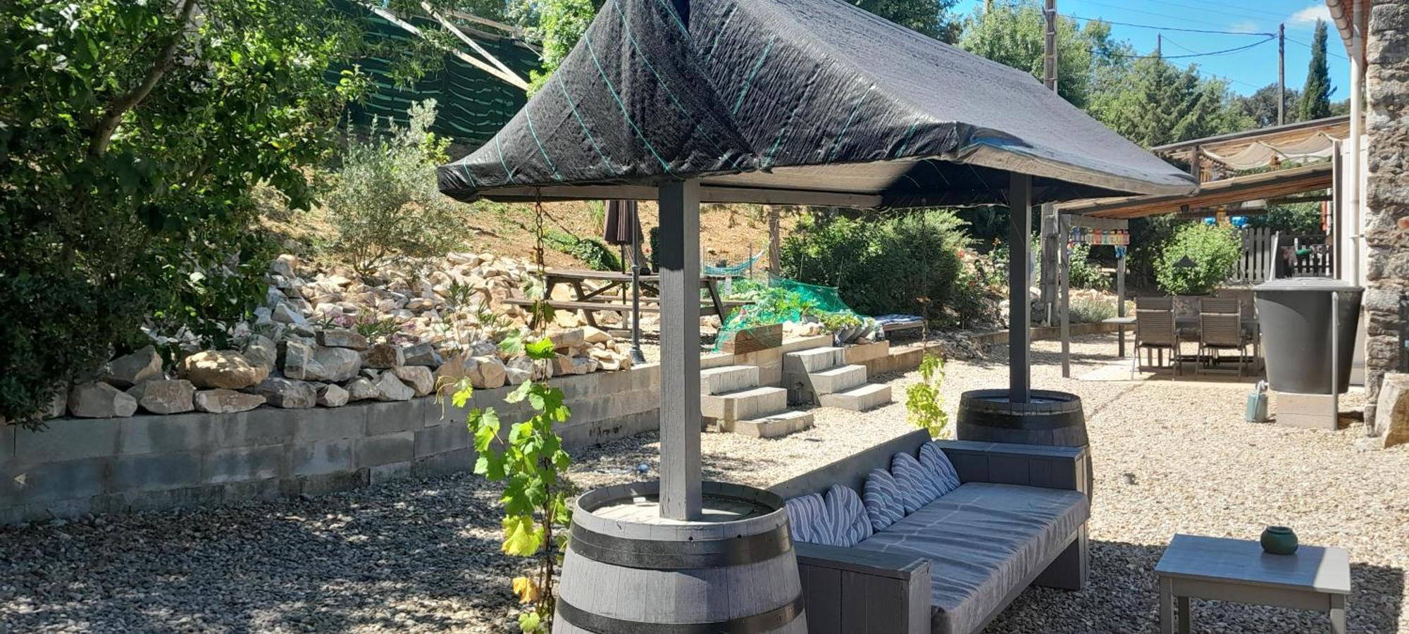 Bed and Breakfast Sur La Bonnefooi Prades-sur-Vernazobre Exteriér fotografie